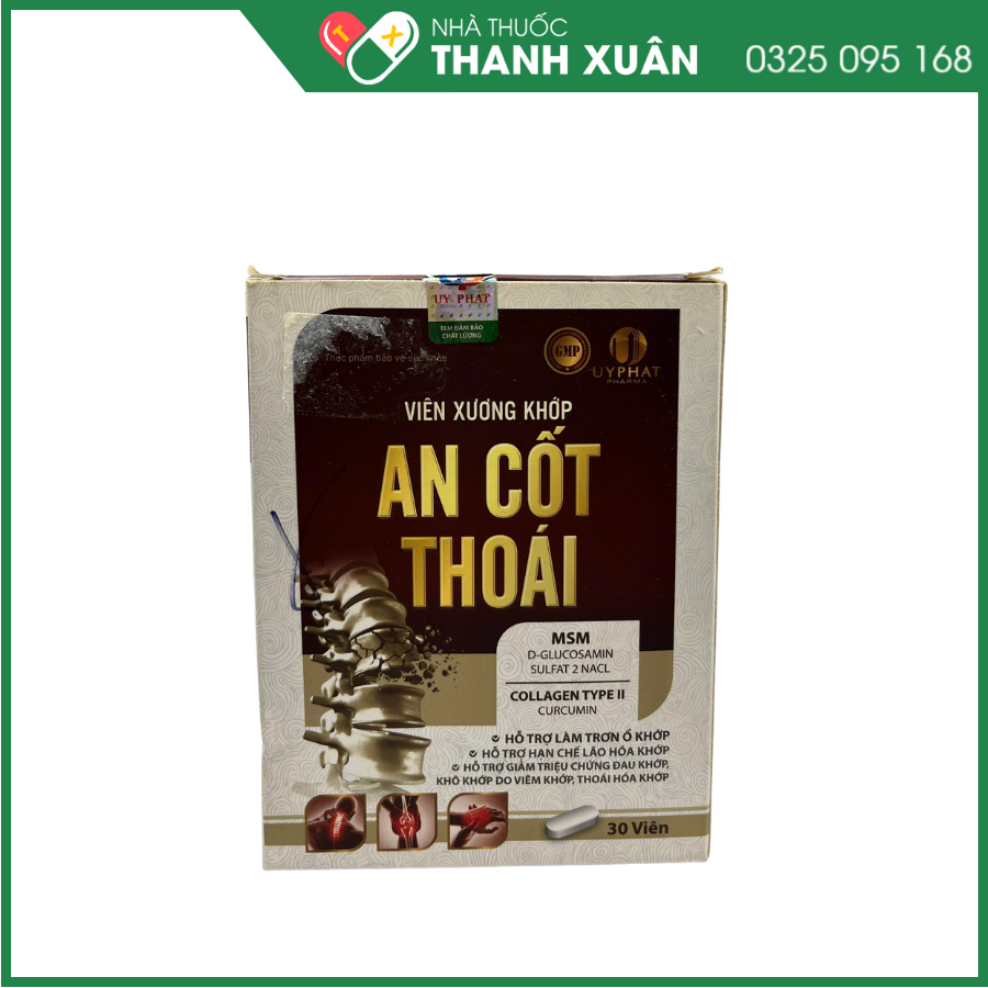 An Cốt Thoái giảm triệu chứng đau khớp